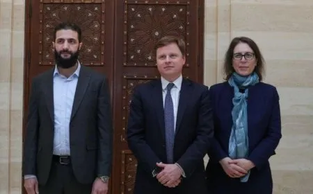 Şandeyeke Brîtanyayê li Şamê hevdîtin kirin