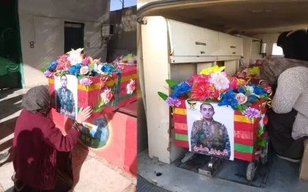 Xelkê Reqayê şehîd Îskender û Şêro ber bi Hesekê ve oxir kirin