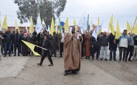 Xelkê Şedadê li dijî êrişan piştgiriya xwe ji QSDˋê re nîşan da