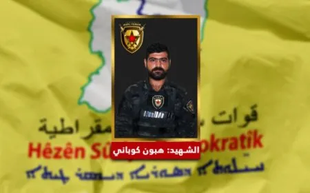 QSD’ê şehadeta şervanekî xwe ragihand