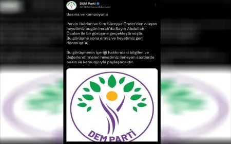 Heyeta DEM Partî ji Îmraliyê vegeriya