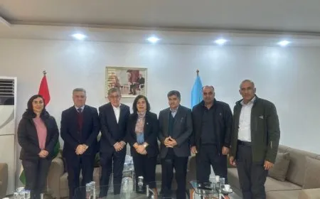 KNK’ê serdana Nûnertiya P.D.P.K.S’yê kir