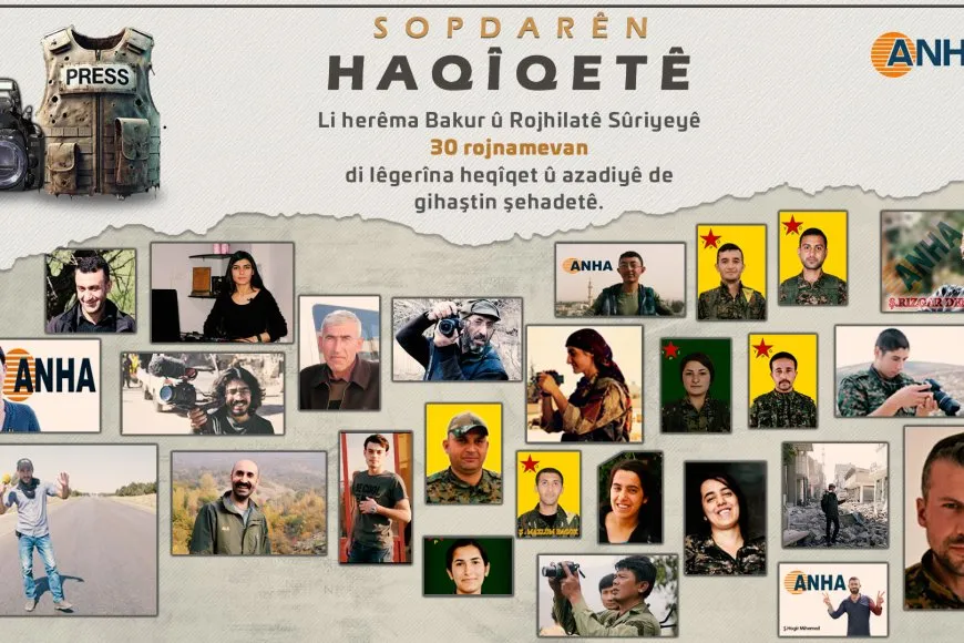 Di 10 salan de 30 rojnamevan di rêya heqîqetê de şehîd bûn