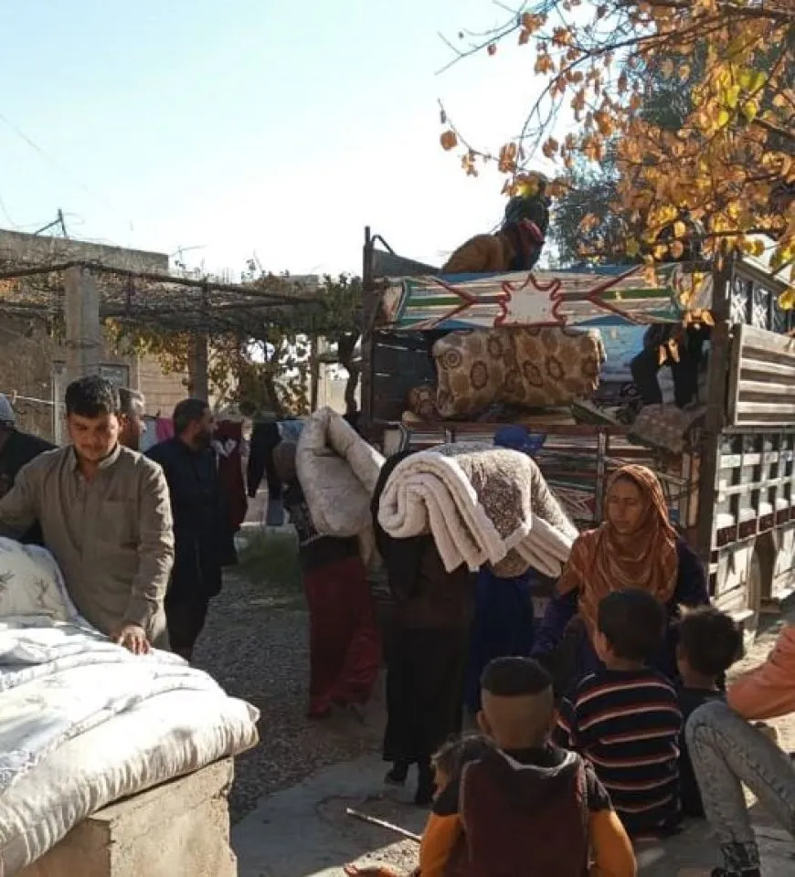 Jinên ji Reqayê ji bo piştgiriya koçberan seferber bûne