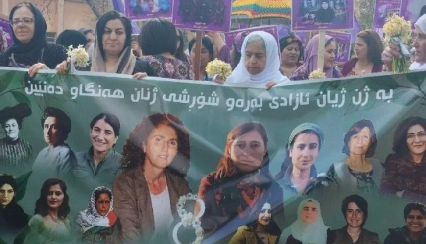 Eniya Jinên Başûr banga xwedîderketina li Rojava kir