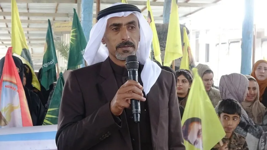 Li Eyn Îsayê meşa li dijî êrişan û koçberkirinê