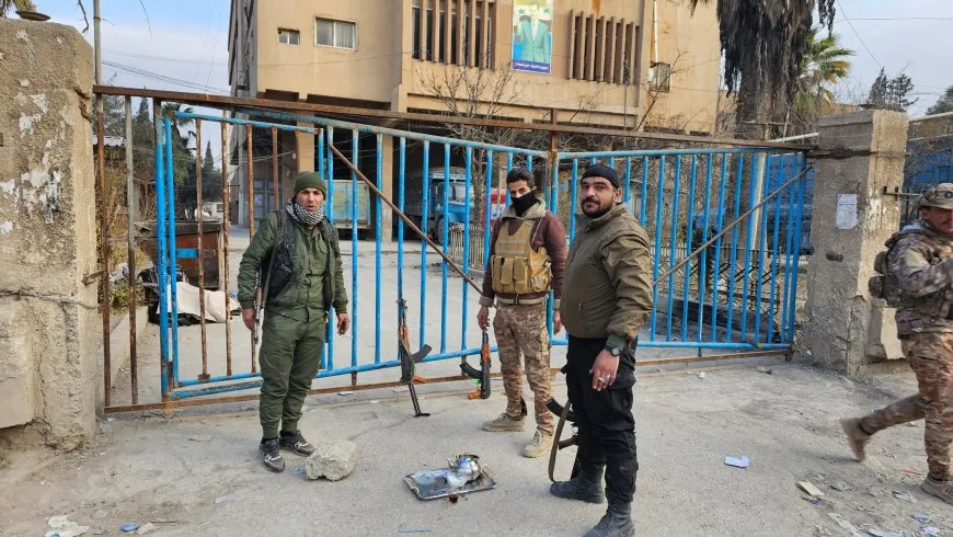 Hêzên Ewlekariya Hundirîn saziyên giştî yên li Hesekê diparêzin