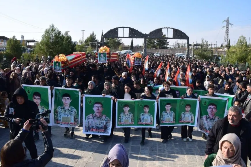 Şehîdên berxwedana Minbic û Dêr Hafirê bi girseyî hatin oxirkirin