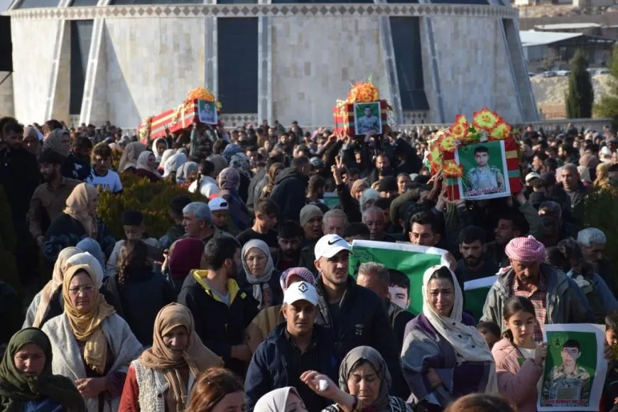 Şehîdên berxwedana Minbic û Dêr Hafirê bi girseyî hatin oxirkirin