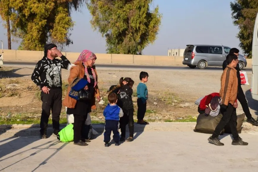 Meclisa Girkê Legê koçberên Efrînê pêşwaz kirin