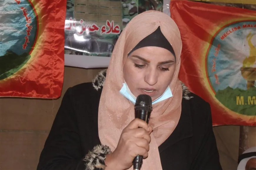 Sersaxî ji malbata şehîd Elaa El Selûmî hat xwestin