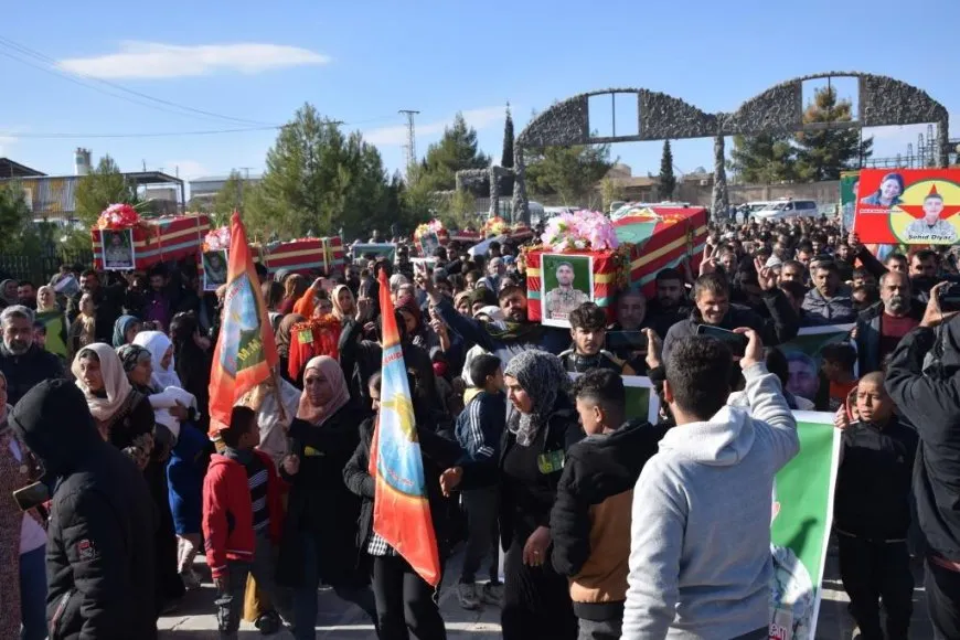 Şêniyên kantona Firatê cangoriyên xwe spartin axê