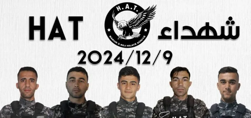 Hêzên HAT’ê nasnameyên 5 şervanên xwe aşkere kirin