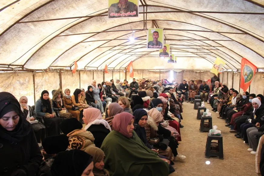 Xelkê Til Birakê sersaxî da malbata şehîd Fadî El Xalid