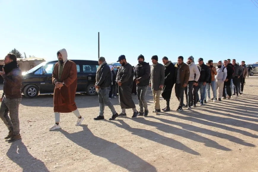 Xelkê Til Birakê sersaxî da malbata şehîd Fadî El Xalid