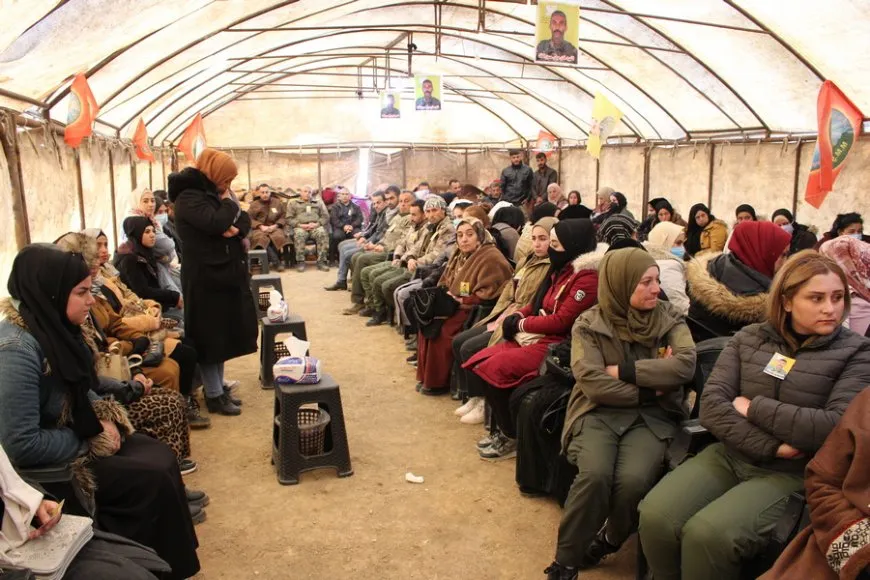 Xelkê Til Birakê sersaxî da malbata şehîd Fadî El Xalid