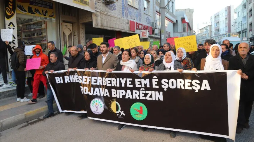 Li Nisêbînê ji bo Rojava meşa li dijî dagirkeriyê