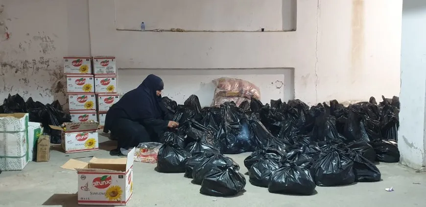 Li Tebqayê alîkariya ji bo koçberên Efrînê didome