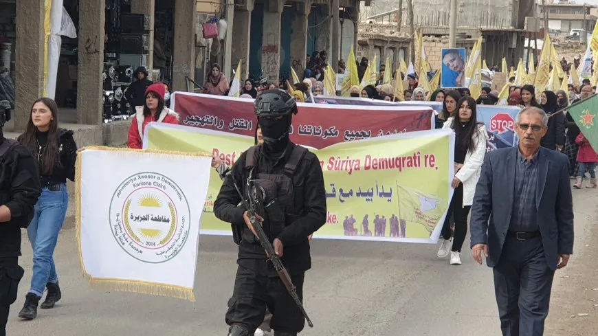 Li Çilaxayê meşa ji bo piştgiriya QSD’ê
