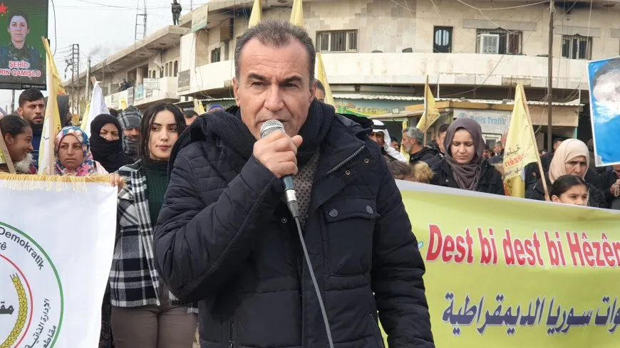 Li Çilaxayê meşa ji bo piştgiriya QSD’ê