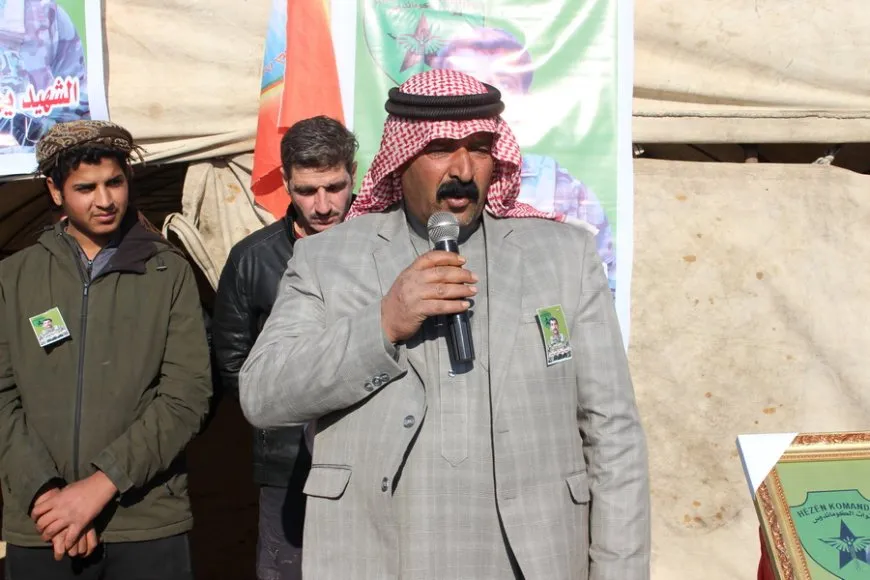 Xelkê Til Birakê sersaxî da malbata şehîd Yûsiv El Ilêwî