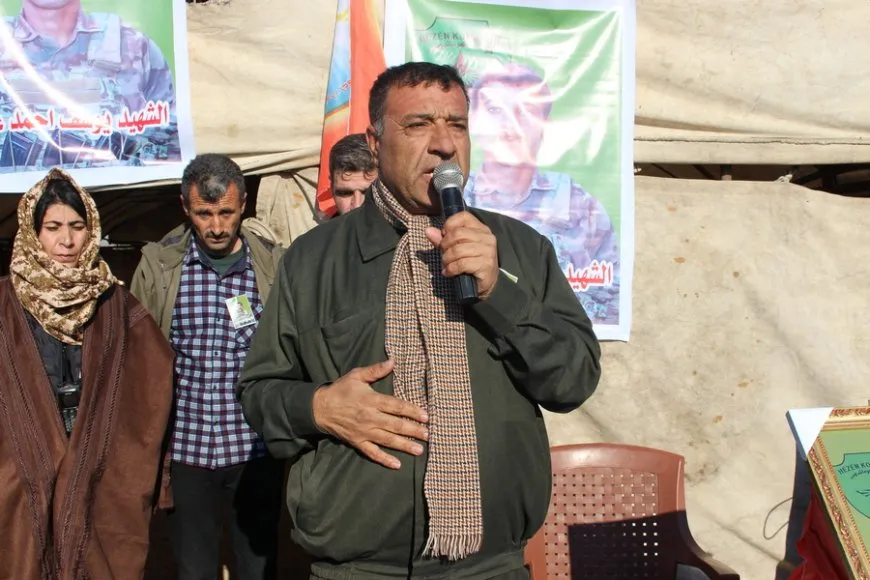 Xelkê Til Birakê sersaxî da malbata şehîd Yûsiv El Ilêwî