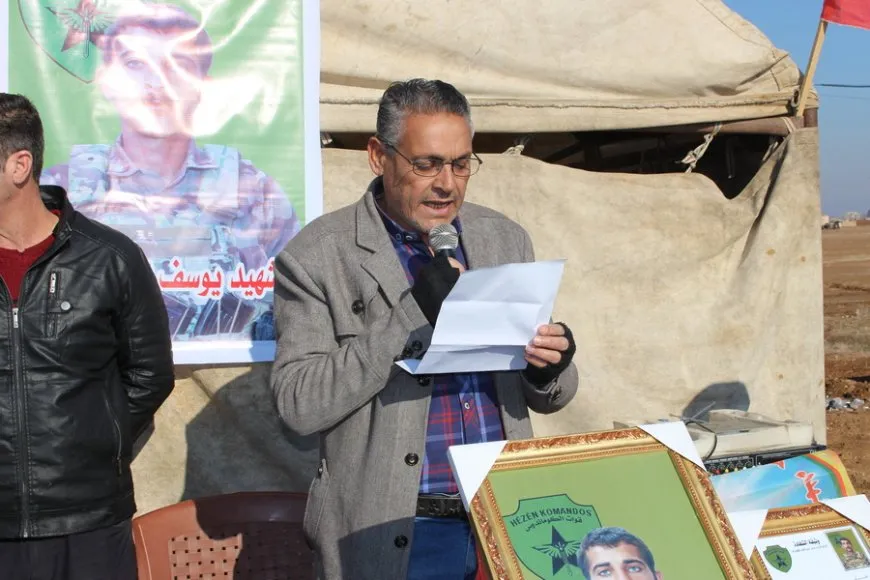 Xelkê Til Birakê sersaxî da malbata şehîd Yûsiv El Ilêwî