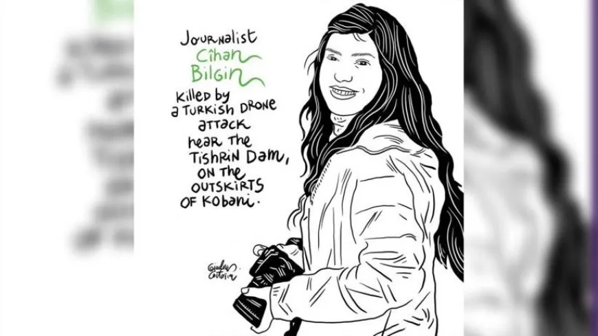 Îllustrator channeldraw Cîhan Bîlgîn xêz kir
