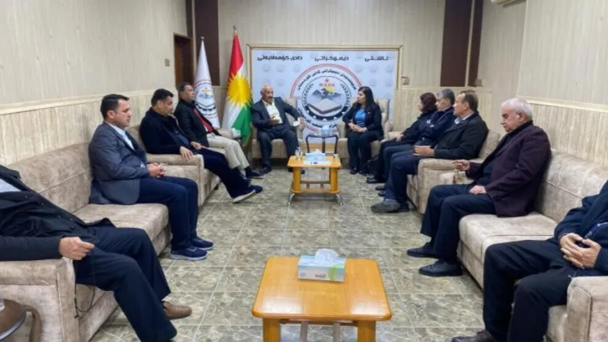 Şandeyeke KNK'ê li Hewlêrê bi 2 partiyan re civiya