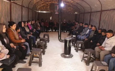 Şêniyên Helebê sersaxî dan malbatên 3 şehîdên taxa Şêxmeqsûdê