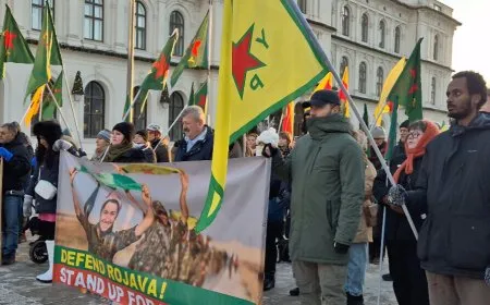 Li Osloyê çalakiya ji bo piştgiriya bi Rojava