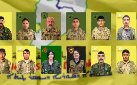 QSDˋê nasnameyên 12 şehîdên berxwedana li dijî dagirkeran aşkera kirin