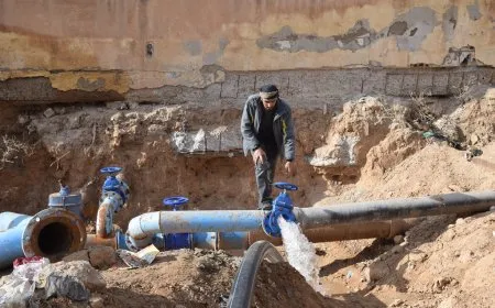 Piştî 13 salan ava Firatê gihaşt bajarê Şedadê