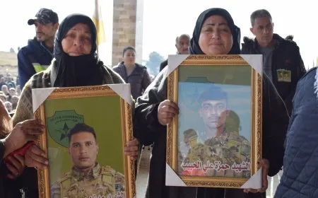 Du şehîdên berxwedana Tişrînê hatin oxirkirin