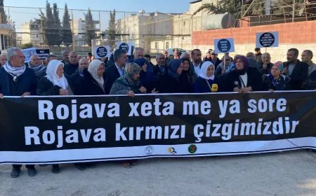 Ji nobeta li ser sînorê Kobanê: Em li pişt peyama Abdullah Ocalan in