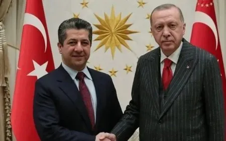Mesrûr Barzanî li Tirkiyeyê ye