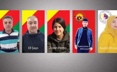 Navên şehîdên êrişên dewleta Tirk a dagirker