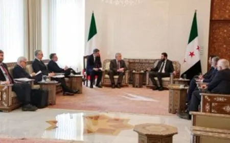 Ebû Mihemed El Colanî bi şandeya Îtalyayê re civiya