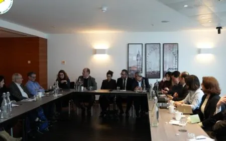 Nûnerên MSD û Rêveberiya Xweser bi siyasetmedarên brîtanî re siberoja Sûriyeyê nîqaş kir