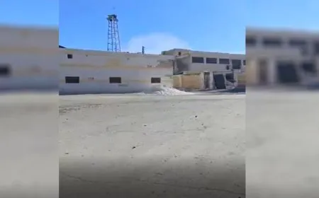 Balefirên şer ên Tirkiyê dibistana gundê Cadayê hilweşand