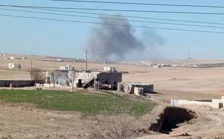 Balefirên dewleta Tirk gundên başûrê Kobanê bombebaran dike