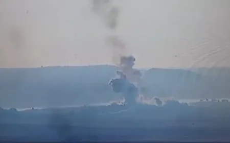 Balafirên şer gundê Bîr Hiso yê Kobanê bombebaran kir