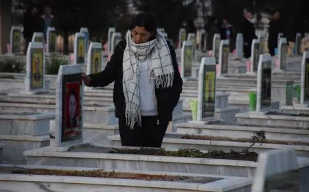 Di salvegera rizgarkirina Kobanê de mûm li ser gorên şehîdan hatin pêxistin