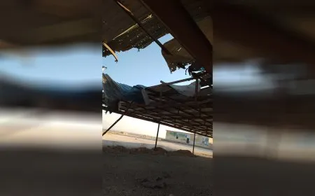 Gundê Um El Seharîc ê Eyn Îsayê hat bombebarankirin