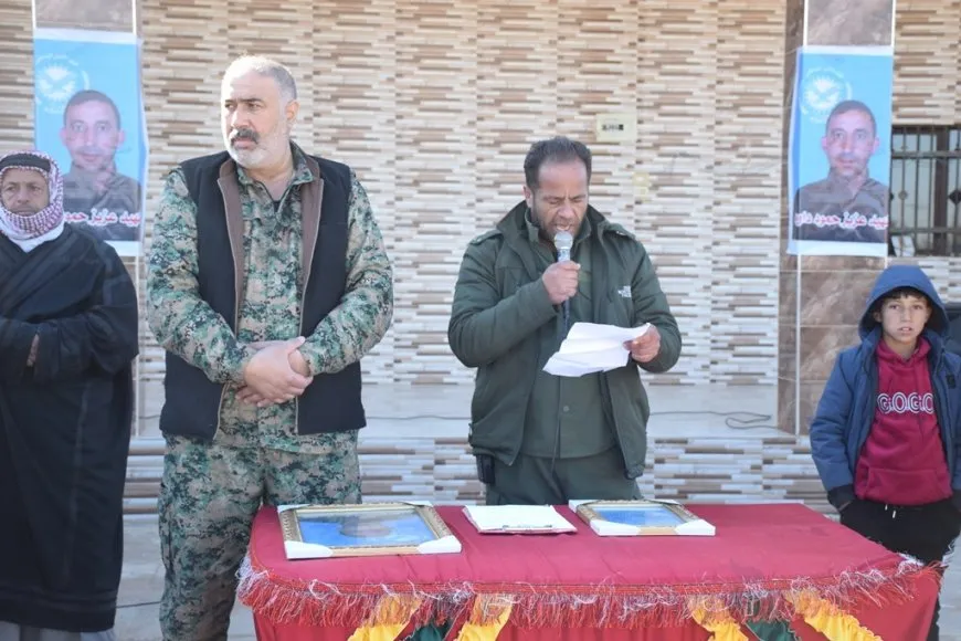 Xelkê Şedadê şehîdekî xwe oxir kir