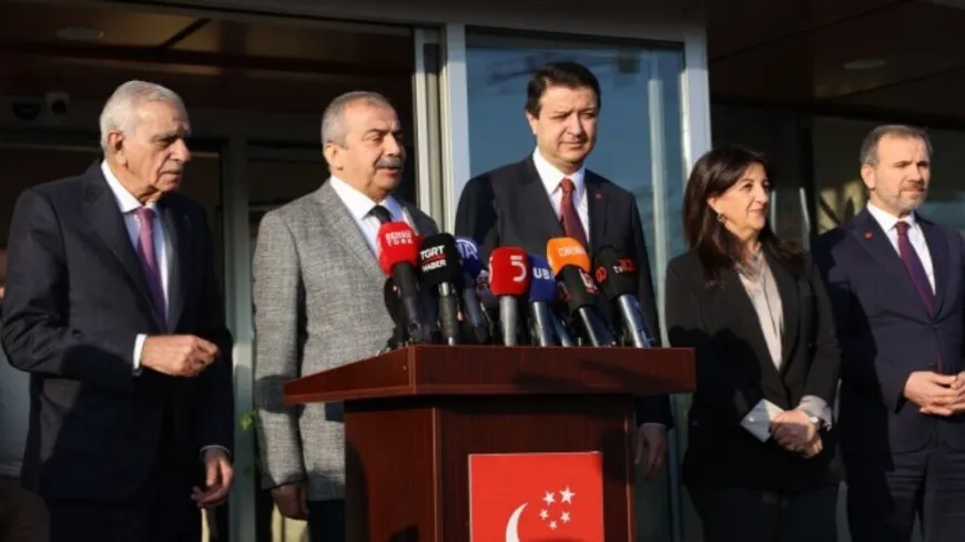 Ji şandeya Îmraliyê piştî hevdîtina bi Partiya Saadetê re daxuyanî