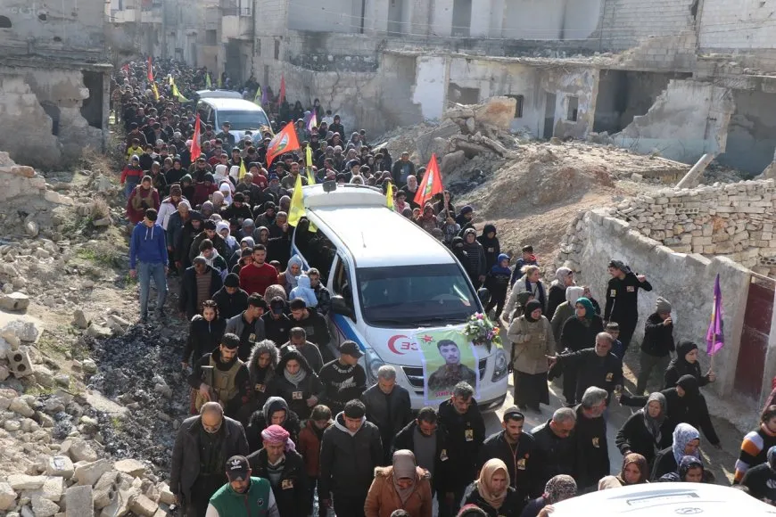 Li Şêxmeqsûd û Eşrefiyê 3 şehîd hatin veşartin