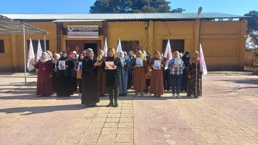 Jinên Zenûbiya û Jinên Êzîdî êrişa dijî karwana gel şermezar kir