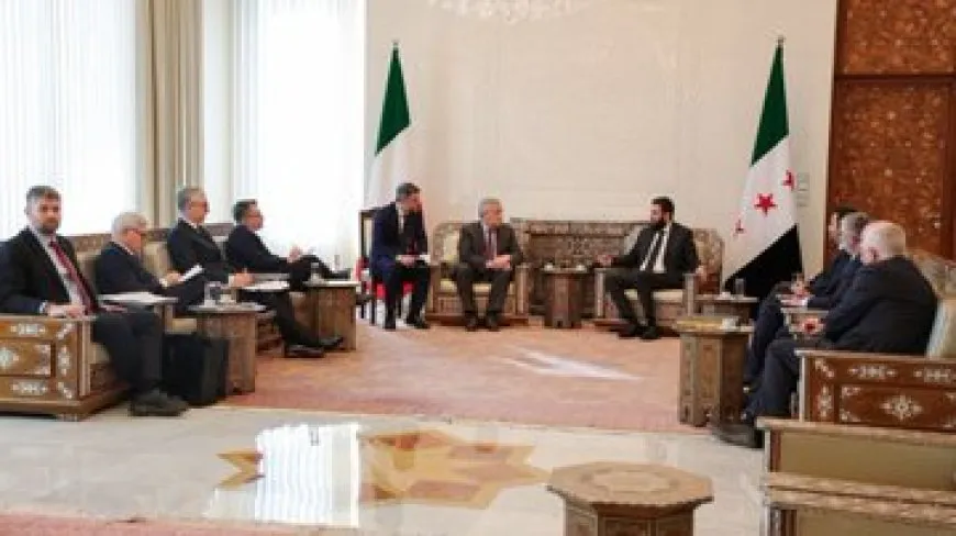 Ebû Mihemed El Colanî bi şandeya Îtalyayê re civiya
