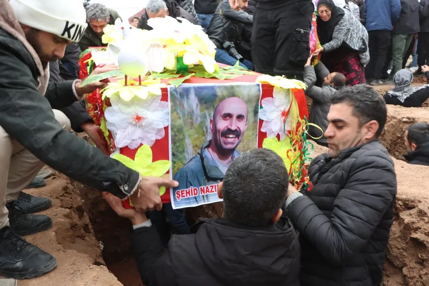 Cenazeyên şehîd Cîhan Bîlgîn û Nazim Daştan hatin definkirin
